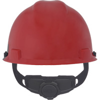Specialty V-Gard&reg; Hard Hat, Ratchet Suspension, Black/Red MAS Chibougamau