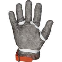 MMG Food Safe Metal Chainmail Gloves, Size 2X-Small, Stainless Steel Shell, ASTM ANSI Level A9 MAS Chibougamau