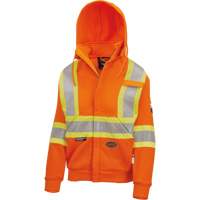 Heavyweight Safety Hoodie, Women's, X-Small, High Visibility Orange MAS Chibougamau