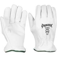 Gants pour conducteurs r&eacute;sistant aux coupures, Petit, Paume en Cuir fleur de ch&egrave;vre MAS Chibougamau