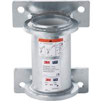 DBI-SALA&reg; Confined Space Wall Mount Base, Galvanized MAS Chibougamau