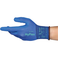 HyFlex&reg; 11-814 Gloves, Size 5/2X-Small, 18 Gauge, Foam Nitrile Coated, Nylon/Spandex Shell, ASTM ANSI Level A1/EN 388 Level 1/EN 388 Level A MAS Chibougamau