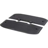 Speed Hump End Caps, Rubber, 3' L x 20" W x 2" H MAS Chibougamau