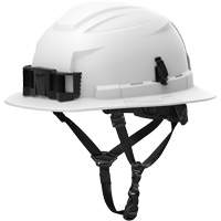 BOLT Full Brim Safety Helmet, Meets CSA Type 2, Ratchet Suspension, Non-Vented MAS Chibougamau
