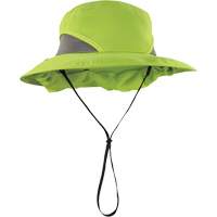 Chill-Its 8934 Ranger Hat with Neck Shade, Small/Medium, Hi-Vis Lime MAS Chibougamau