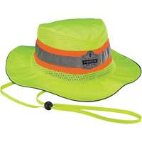 Chapeau de soleil de garde forestier GloWear 8935, petit/moyen, Jaune lime haute visibilit&eacute;, Polyester MAS Chibougamau