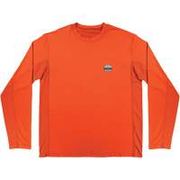 Chemise de refroidissement &agrave; manches longues avec protection solaire et UV Chill-Its 6689, Orange, Petit MAS Chibougamau