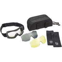 X1000 Ballistic Protection Goggles Kit, Amber/Clear Lens, Anti-Fog/Anti-Scratch, Direct Vent MAS Chibougamau