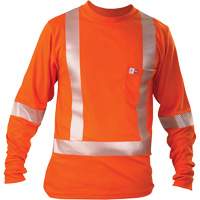 Long-Sleeved T-Shirt, Small, Orange MAS Chibougamau
