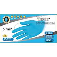 34600 Disposable Gloves, Small, Nitrile, 5-mil, Powder-Free, Blue MAS Chibougamau
