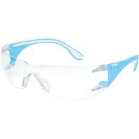 Adapt Lite Blue/White Safety Glasses, Clear Lens, Anti-Fog/Anti-Scratch, ANSI Z87+/Meets/Exceeds CSA Z94.3 MAS Chibougamau