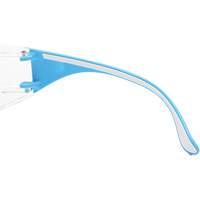 Adapt Lite Blue/White Safety Glasses, Clear Lens, Anti-Fog/Anti-Scratch, ANSI Z87+/Meets/Exceeds CSA Z94.3 MAS Chibougamau