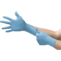MICROFLEX 92-134 Versatility Disposable Gloves, 5.5/6/X-Small, Nitrile, 2.76-mil/3.94-mil, Powder-Free, Blue, Class 2 MAS Chibougamau
