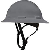 Casque de s&eacute;curit&eacute; &agrave; bordure compl&egrave;te LIDGUARD avec mentonni&egrave;re, R&eacute;pond aux normes CSA type 1, Suspension Rochet, Ventil&eacute; MAS Chibougamau