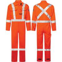 Avenger 7 oz. Coveralls, Size 36, High-Visibility Orange MAS Chibougamau