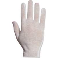 Superior&reg; ML40 Inspection Glove, Poly/Cotton, Hemmed Cuff, One Size MAS Chibougamau