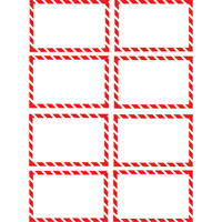 &eacute;tiquettes SIMDUT 800/pqt, Papier, Rouleau, 2-3/4" lo x 4-1/4" la MAS Chibougamau