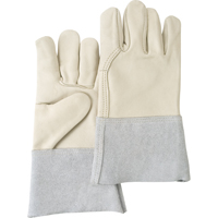 Gants de travail d'usage standard, Grand, Paume en Cuir fleur de vache MAS Chibougamau