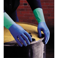 Gants Protector, Taille 6/Petit/6,5, 13" lo, Nitrile/Latex de caoutchouc, Doublure en Ouat&eacute;e, 28 mils MAS Chibougamau