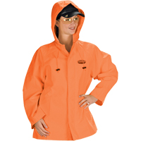 Hurricane Flame Retardant/Oil Resistant Rain Suits - Jacket, 4X-Large, High Visibility Orange MAS Chibougamau