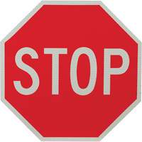 Double-Sided "Stop/Slow" Traffic Control Sign MAS Chibougamau