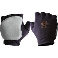 Anti-Impact Fingerless Right-Hand Glove, X-Small, Split Leather Palm, Slip-On Cuff MAS Chibougamau