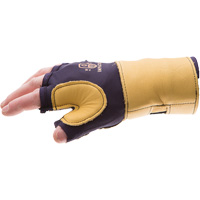 Premium Impact & Repetitive Strain Protective Left-Hand Glove, Size X-Small, Grain Leather Palm MAS Chibougamau