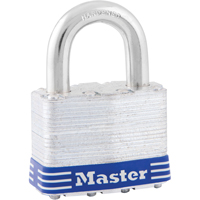 Pin Tumbler Padlock, Keyed Alike, Laminated Steel, 1-3/4" Width MAS Chibougamau