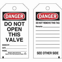 &eacute;tiquettes de s&eacute;curit&eacute; auto-plastifiantes, Polyester, 3" la x 5-3/4" h, Anglais MAS Chibougamau