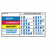 &eacute;tiquettes de protection pour &eacute;quipement, Polyester, Feuille, 5" lo x 3" la MAS Chibougamau