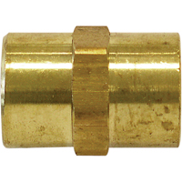 RACCORD FEMELLE HEXAGONA(F)NPT1/2"-(F)NPT1/2"LAI, Laiton MAS Chibougamau
