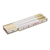 Red End&reg; Masonry Rule, 6' L, Wood, 1/16" Graduations MAS Chibougamau