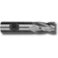 Weldon Shank End Mill, 7/32" Dia., 4 Flutes, High Speed Steel MAS Chibougamau