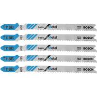 Jig Saw Blades Basic for Metal, High Speed Steel, T-Shank, 3-5/8" L MAS Chibougamau