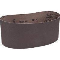 Courroie abrasive pour ponceuse portative, 4" la x 24" lo, Oxyde d'aluminium, Grain 120 MAS Chibougamau