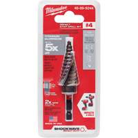 Foret &eacute;tag&eacute; #4 Shockwave Impact Duty, 3/16" - 7/8", Incr&eacute;ments de 1/16", Titane MAS Chibougamau