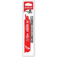 Medium Metal Reciprocating Saw Blade, Bi-Metal, 14-18 TPI, 6" L x 1" W MAS Chibougamau