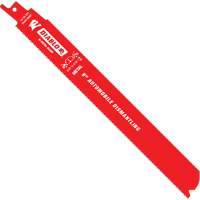 Reciprocating Blade for Auto Dismantling, Bi-Metal, 10-14 TPI, 9" L x 1" W MAS Chibougamau