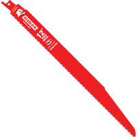 Reciprocating Blade for Thick Metal/Demolition, Bi-Metal, 8-10 TPI, 12" L MAS Chibougamau