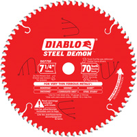 Steel Demon Cutting Saw Blade, 7-1/4", 70 Teeth, Metal Use MAS Chibougamau
