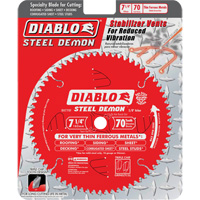 Steel Demon Cutting Saw Blade, 7-1/4", 70 Teeth, Metal Use MAS Chibougamau