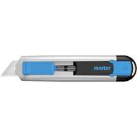 Couteau r&eacute;tractable SECUNORM 525 avec lame trap&eacute;zoidale no 99, 21 mm, Robuste, Prise en Aluminium MAS Chibougamau