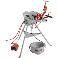 Syst&egrave;me de filetage complet pour fileteuse &eacute;lectrique mod&egrave;le 300, 38 tr/min, Filetage de la tige 1/8" - 2"  MAS Chibougamau