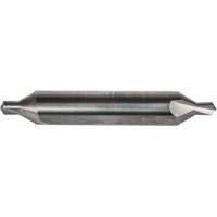 Combined Centre Drill & Countersink, #1, 3/64" Small Diameter, 1/8" Large Diameter, Carbide MAS Chibougamau