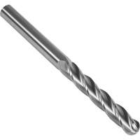 S147 30° Extra Long Ball Nose End Mill, 1/2" Dia., 6" L, 4 Flutes, 1/2" Shank, Carbide MAS Chibougamau
