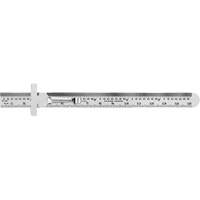 Economy Precision Flexible Ruler, 6" L, Steel MAS Chibougamau
