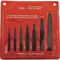 ISE-7 7-Piece Square Screw Extractor Set, For Screw Size 1/8" - 9/16" MAS Chibougamau