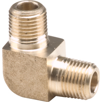 Male Pipe Elbows 90°, 1/2" x 3/8" Dia., Brass MAS Chibougamau