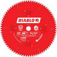 Contractor Saw Blades - Fine Finishing Saw Blades, 12", 80 Teeth, Wood Use MAS Chibougamau