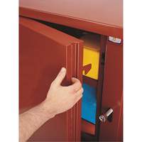 Jobsite Shelf Cabinet, Steel, 47.5 Cubic Feet, Red MAS Chibougamau